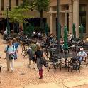 Students outside the language building.