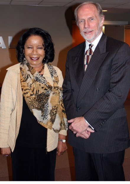 Charles Bierbauer and Shirley Staples Carter