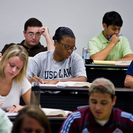 students in class