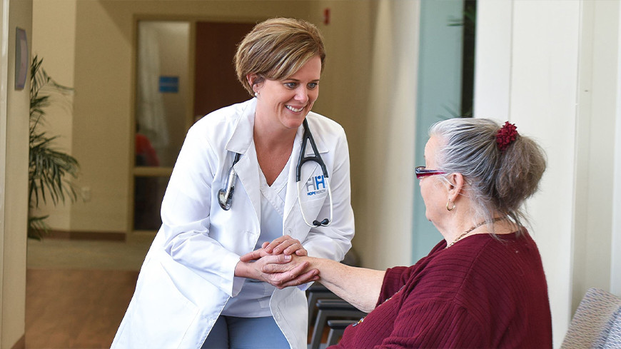 Doctor with a patient