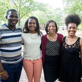 students with the program director of MAPP