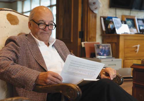 Joe Rice at the Motley Rice office in Mount Pleasant.